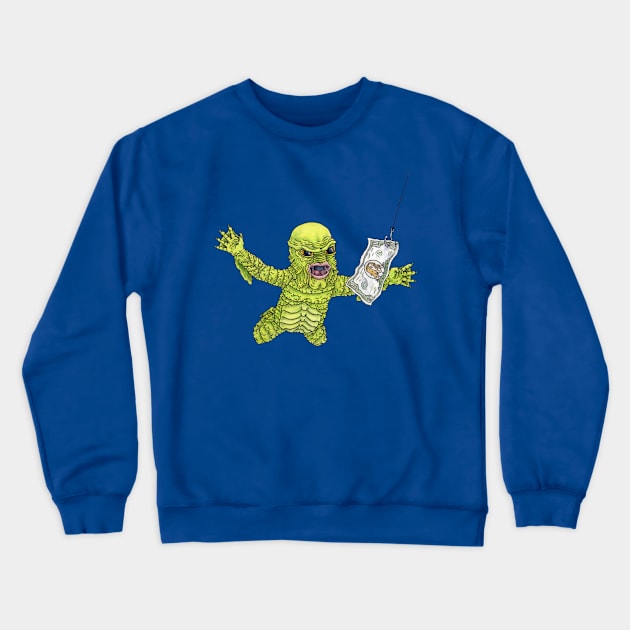 Smells Like Black Lagoon Crewneck Sweatshirt by ScottBokma